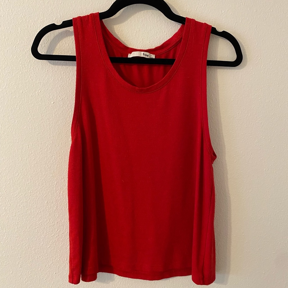 Wilfred Free Red Knit Tank